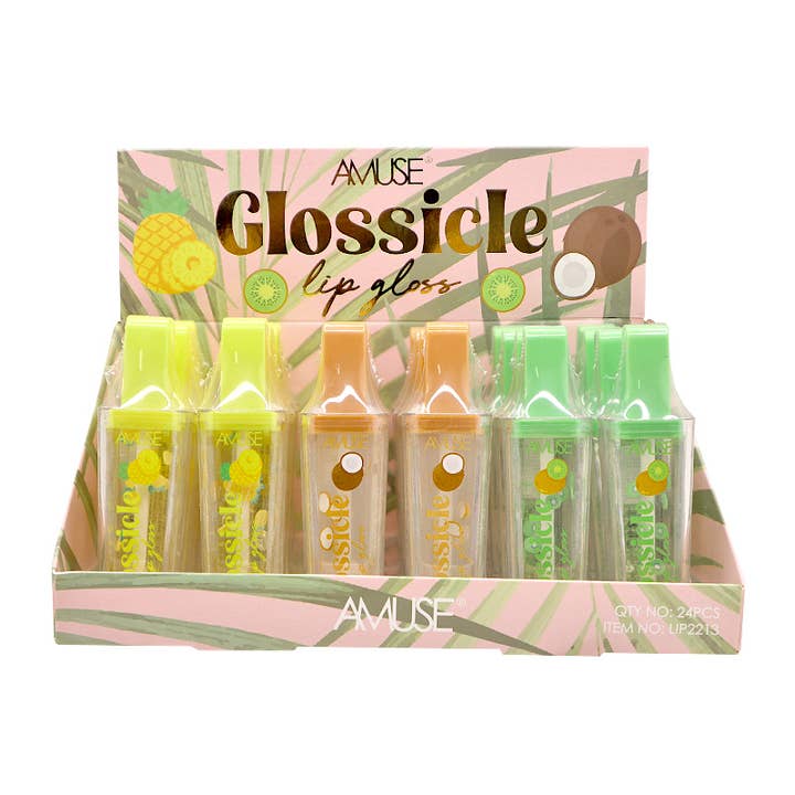 PINEAPPLE Beauty - Wholesale Lip Gloss - AMUSE LIP2213 Tropical Glossicle Lip Gloss - 24 pcs1