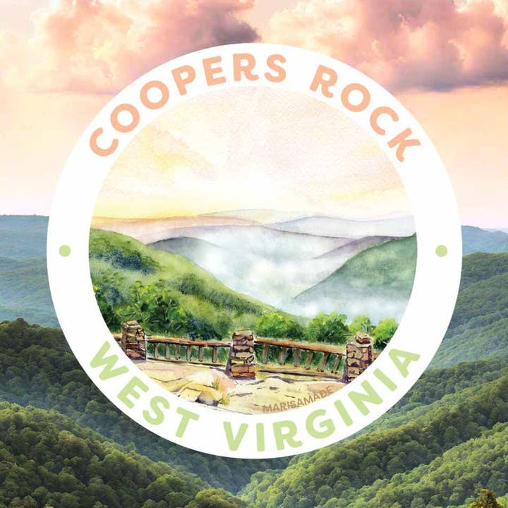 MARISAMADE - Wholesale Sticker - Coopers Rock WV Sticker