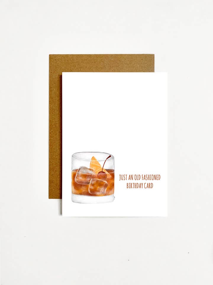 Just An Old Fashioned Birthday Card for wholesale by k.Patricia Designs