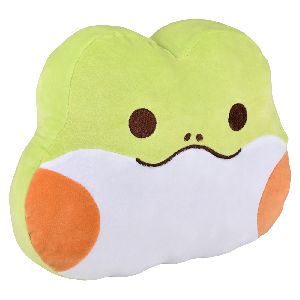 The Toy Network - Wholesale Stuffed/Plush Toy - Kids & Baby - (T) 16" KAWAII FROG PLUSH PILLOW1