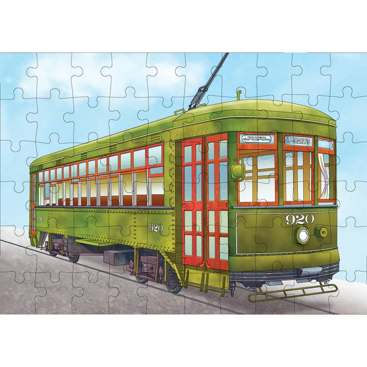 Tramway de l'avenue Saint-Charles - La Nouvelle-Orléans - Puzzle pour la vente par Color Our Town