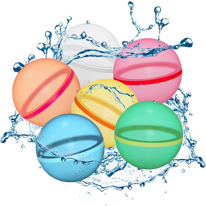 Threaded Pear – Großhandel Aufblasbares Spielzeug – Kind & Baby – Wiederverwendbarer Wasserballon, 6er-Pack