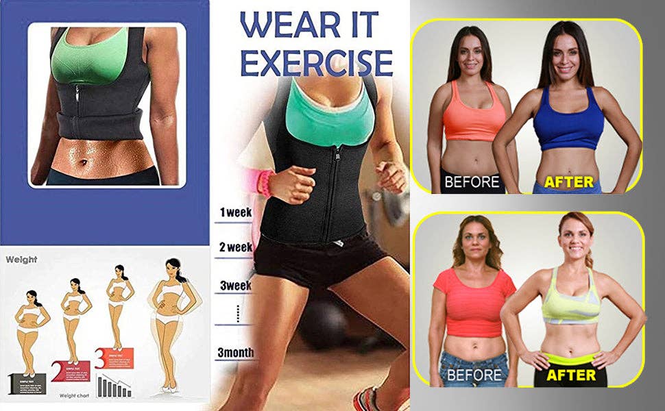 VIGOR - Wholesale Fitness Equipment - Waist trainer Slimming Workout Compression Double Belt Sweat16