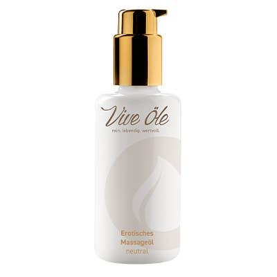 Neutral massage oil for erotic massage, 99ml for wholesale by VIVE ÖLE Naturkosmetik