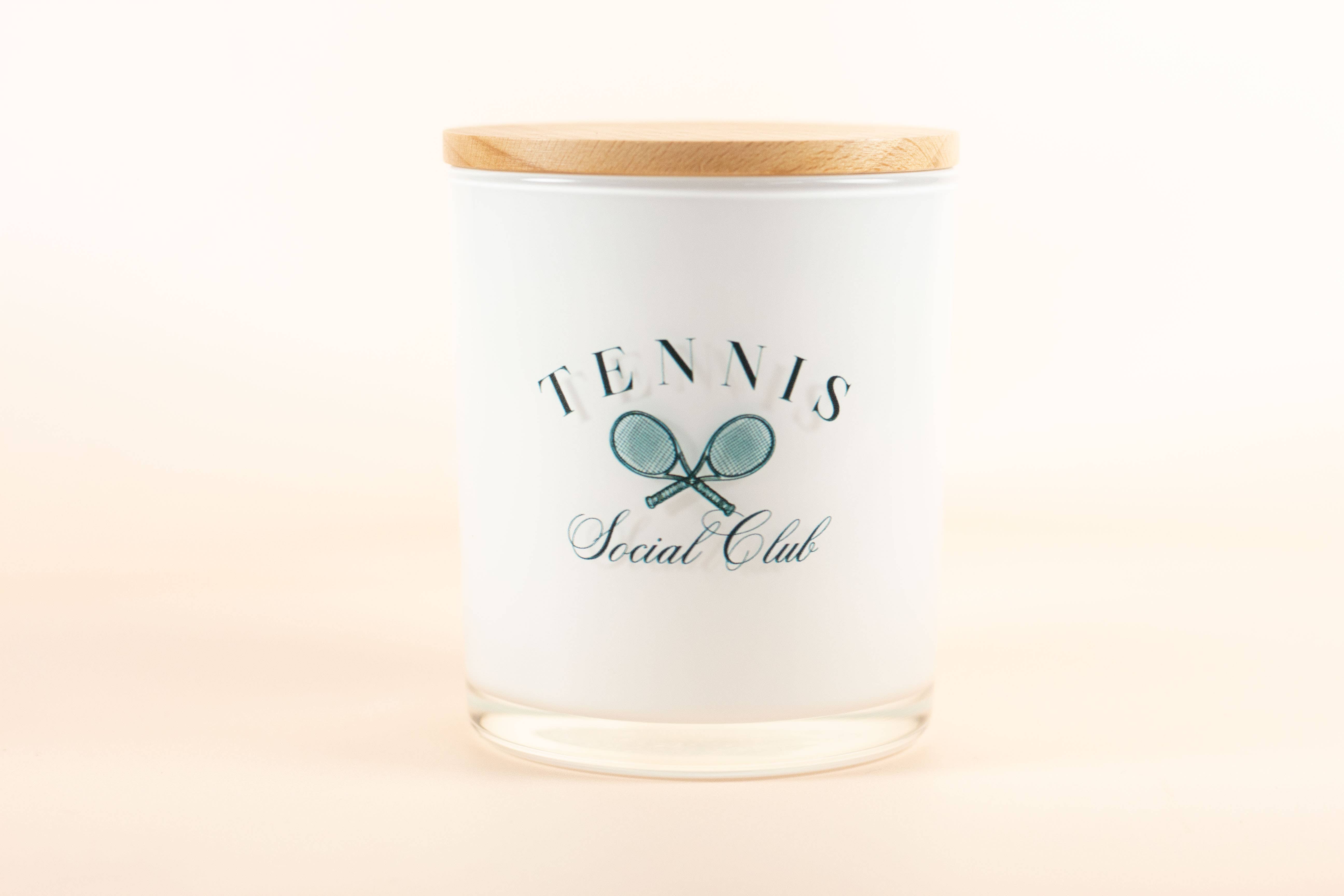 Unplug Soy Candles - Wholesale Jar/Filled Candle - Tennis Social Club Soy Candle
