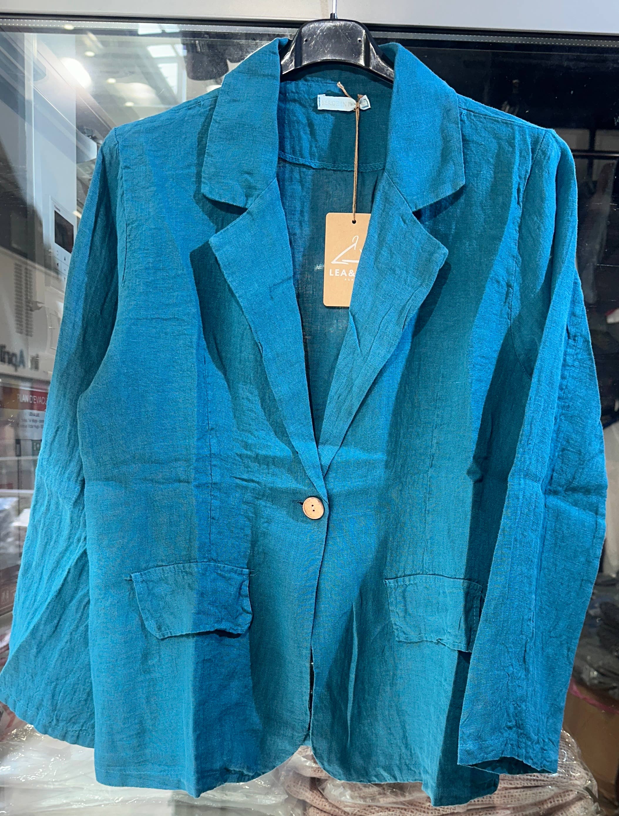 LÉA & LUC - Wholesale Jacket - Women's - 100% Linen Jacket REF. 345513