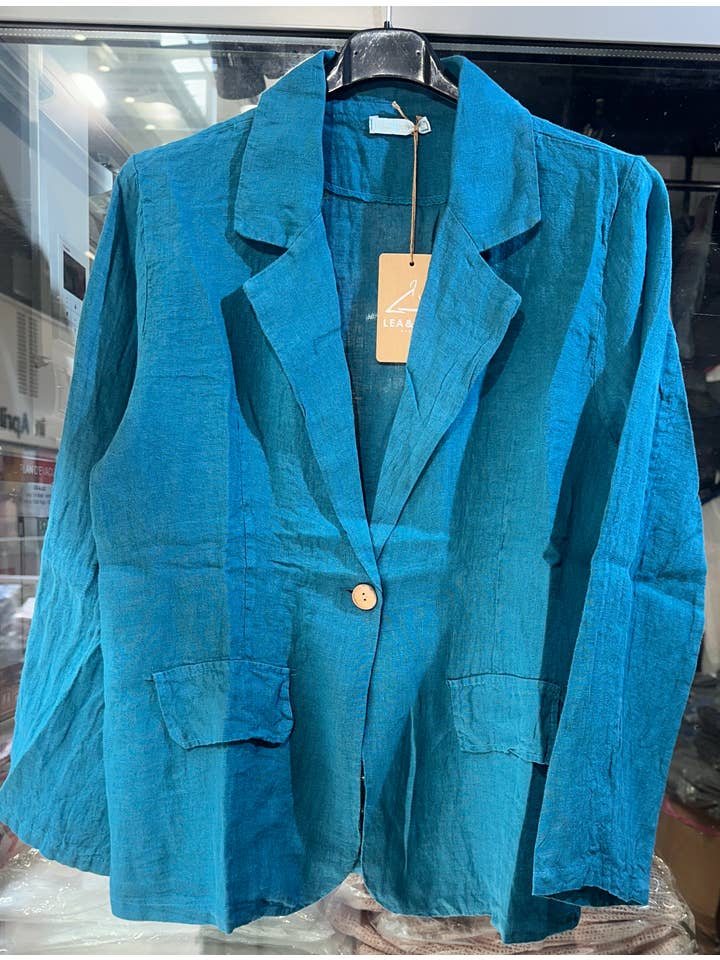 LÉA & LUC - Wholesale Jacket - Women's - 100% Linen Jacket REF. 345513