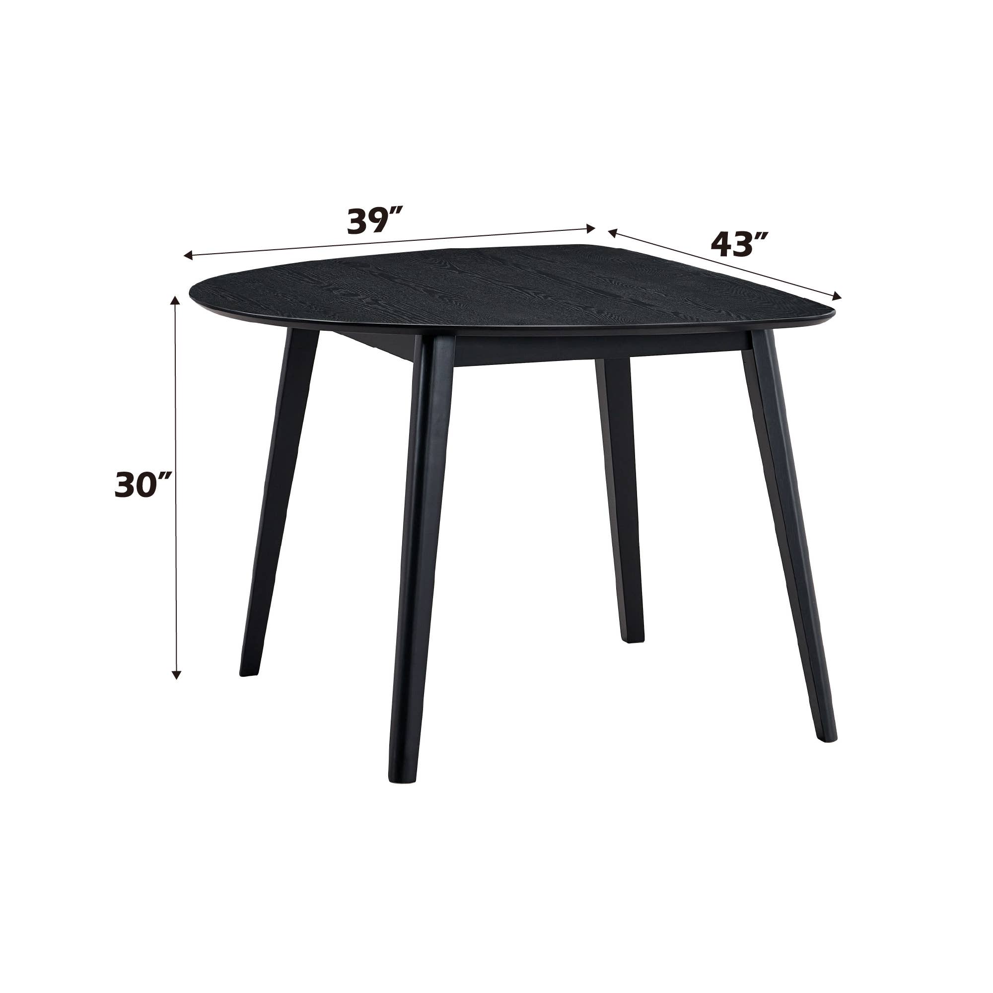 Acme Furniture Industry, Inc. - Wholesale Side Table - Real Wood Rectangular Dining Table, Black4