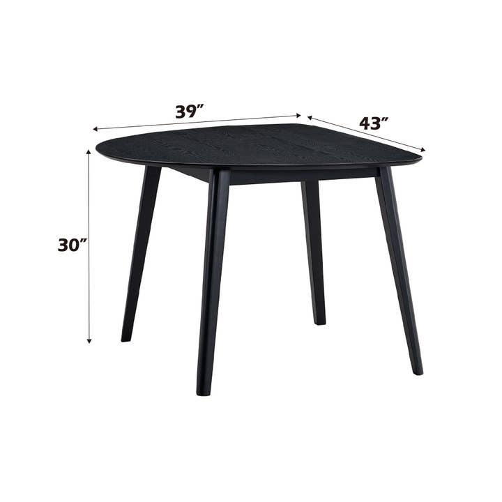 Acme Furniture Industry, Inc. - Wholesale Side Table - Real Wood Rectangular Dining Table, Black4
