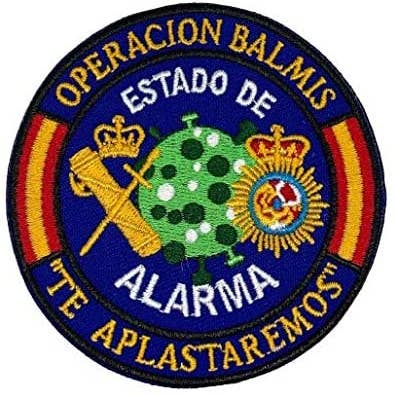 Beclosetoyou - Wholesale Patch - Embroidered patch Operation Balmis 2020: State of Alarm