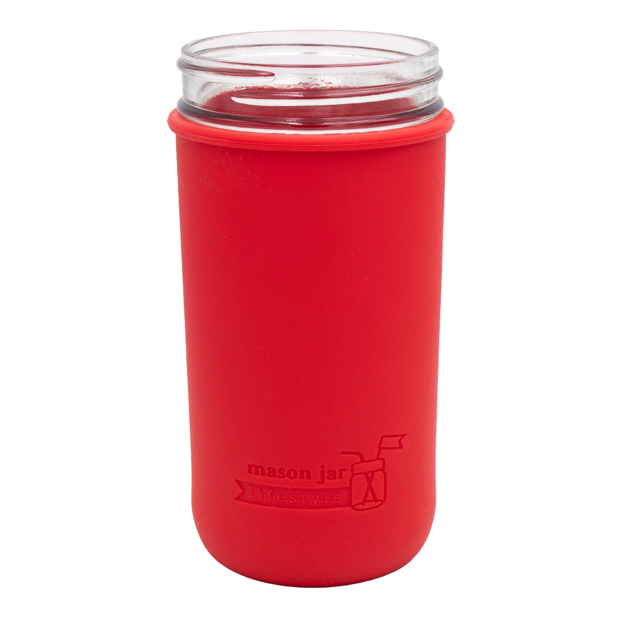 Mason Jar Lifestyle - Wholesale Drink Huggers & Koozies - Silicone Sleeve for Pint & a Half 24oz Ball Mason Jars3