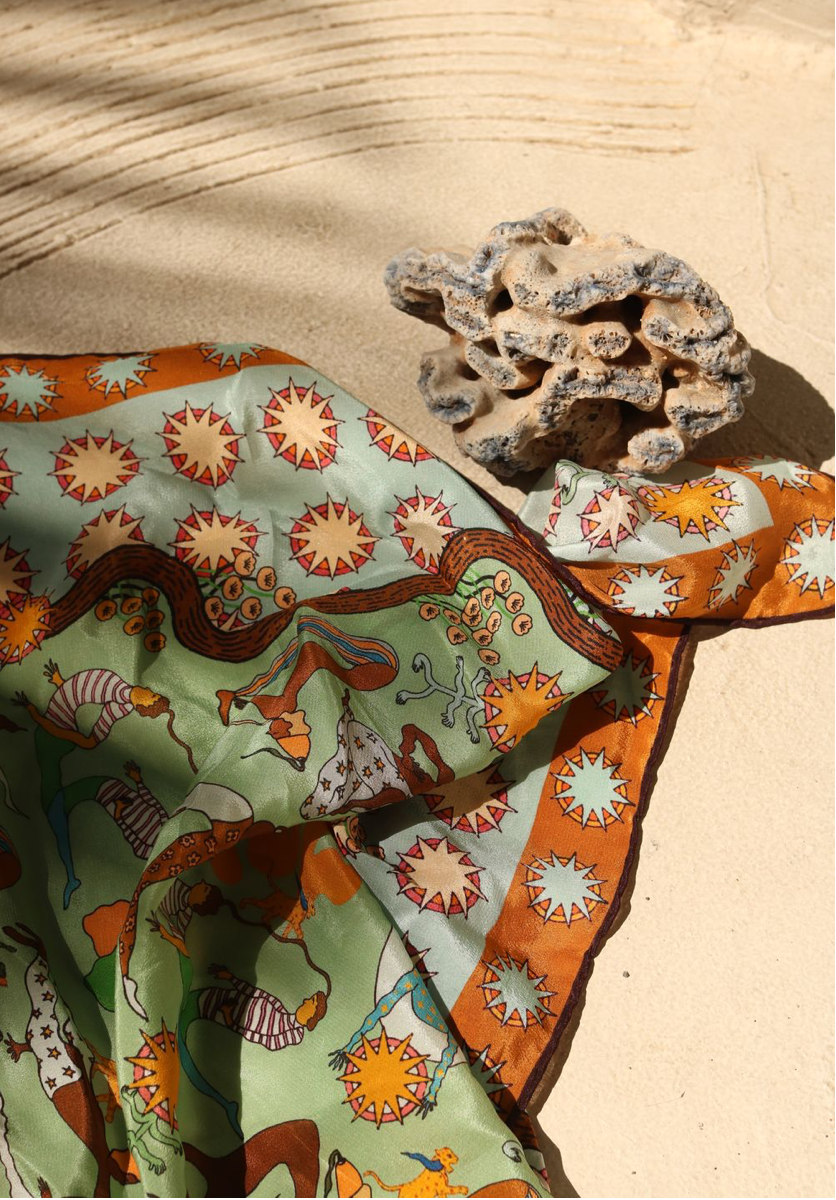 SOIE-MEME - Vente Bandana – femme - Foulard FLOW en soie2