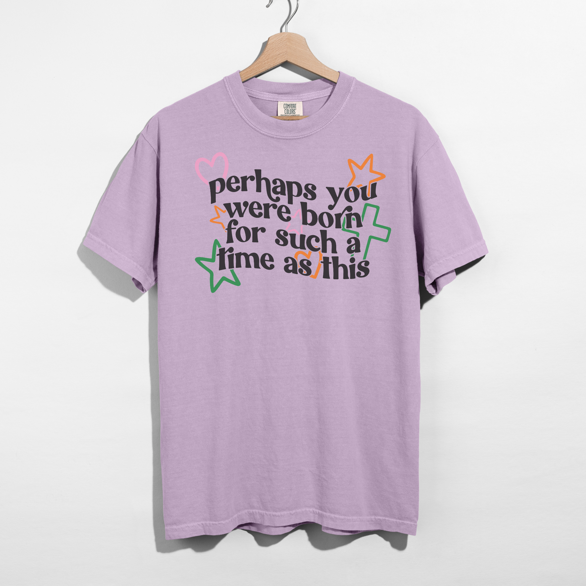 Hey Jude Graphic Tees - Vendita all'ingrosso Maglietta serigrafata - Donna - Forse Sei Nato per un Momento come Questo Maglietta5