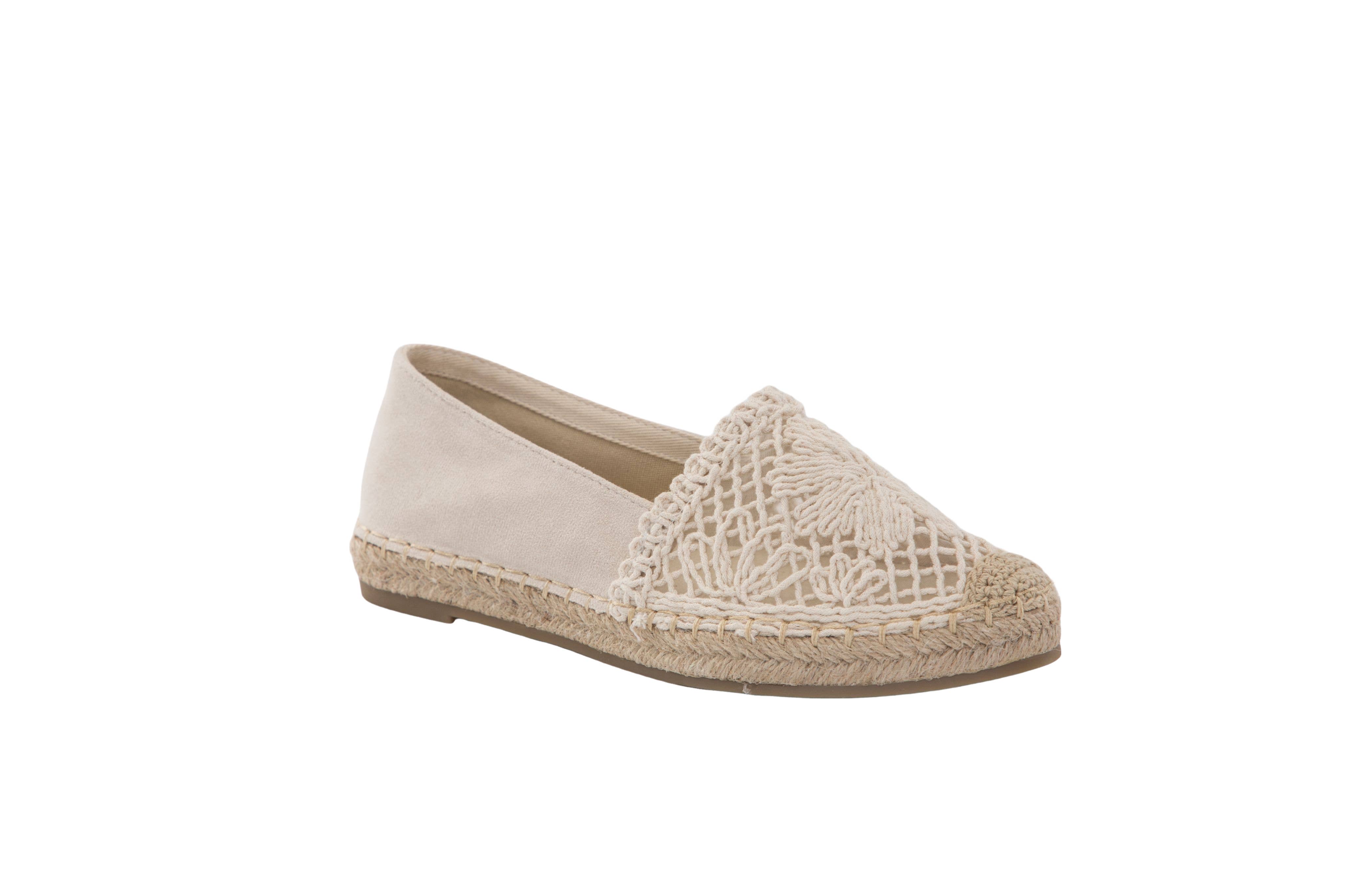 LADY GLORY - Wholesale Flats - Women's - Elegant Flat Espadrilles with Decorative Lace7
