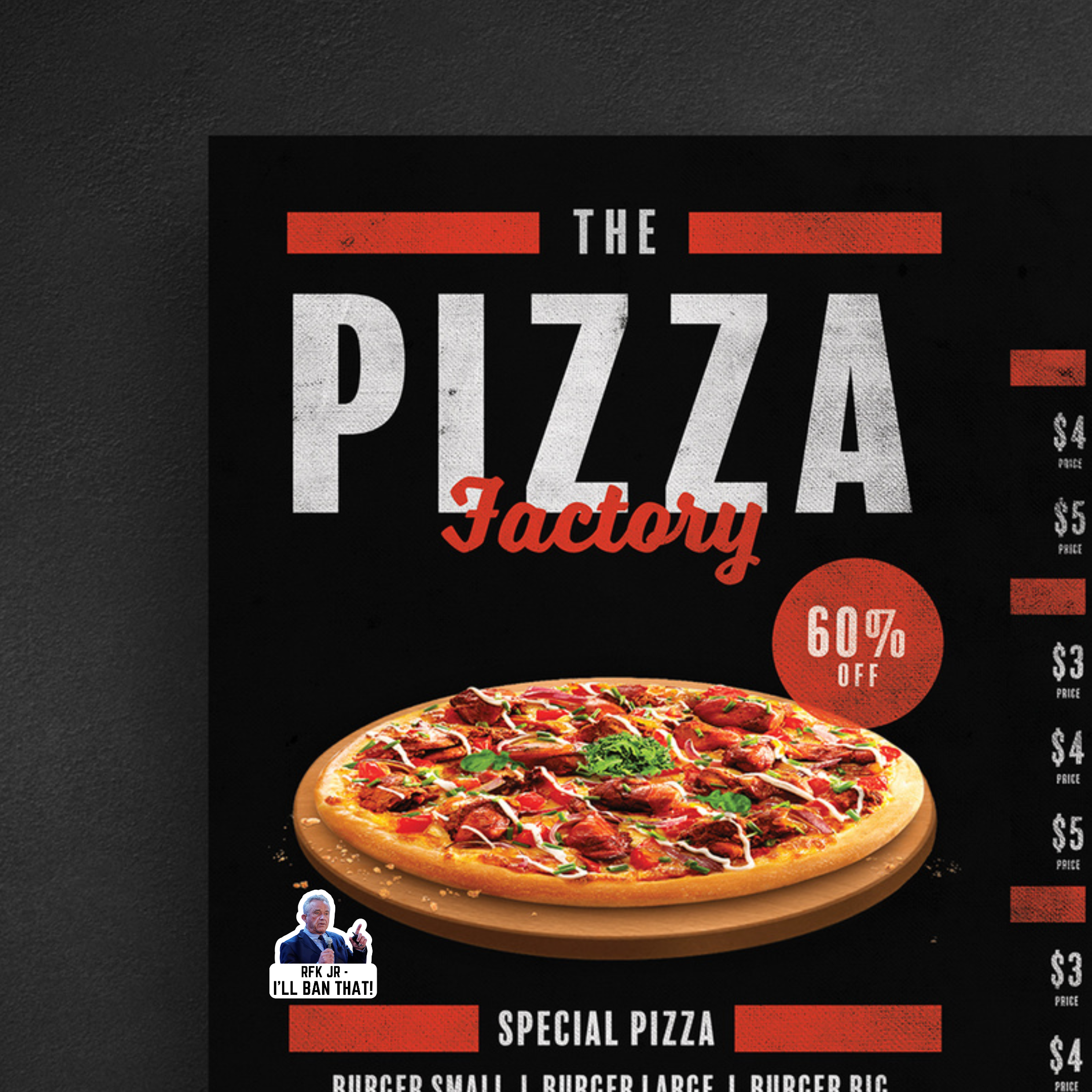 Atomic Cactus Stickers - Wholesale Sticker - I'll Ban That RFK Jr Sticker | Pointing Sticker | Vinyl Sticker | Water Resistant | Anti Trump | Meme Sticker | Vaccine2