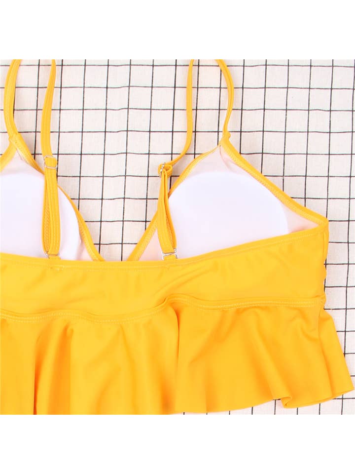 Lovely Lies - Wholesale Two Piece Swimsuit - Women's - Ladies Two Piece Printed Palm Tree Bathing Suit12