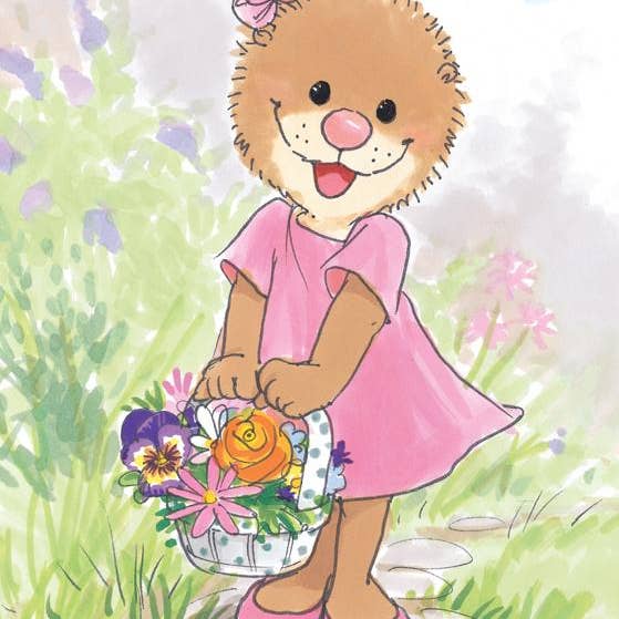 Emily i lyserødt noteskortsæt - 10871 for engroshandel hos Suzy's Zoo Store