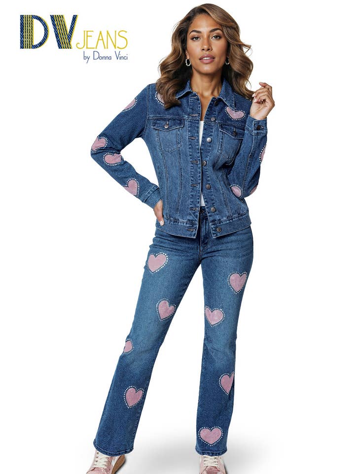 Donna Vinci JEANS, Style 8520 - Ensemble Veste & Pantalon 2 pièces pour la vente par Donna Vinci