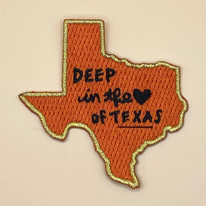 Tief im Herzen von Texas | Gestickter Aufnäher für den Großhandel von IT IS: All Goods