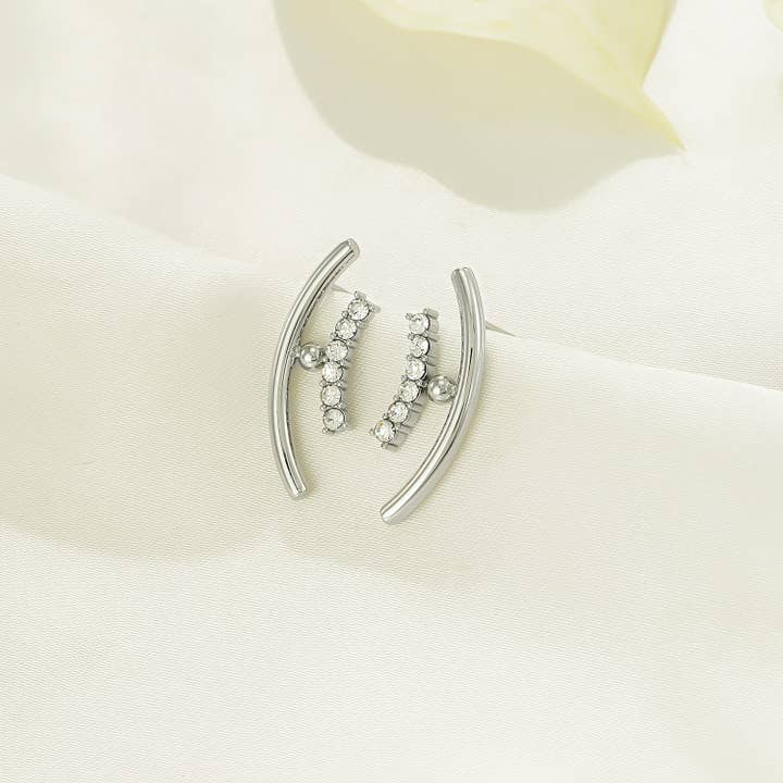 Kapyco - Wholesale Stud/Post Earrings - Stainless steel earrings -BO1003671