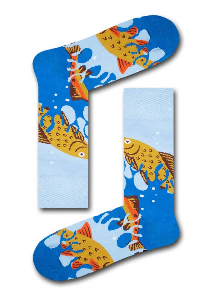 Chaussettes unisexes Big Fish/Cadeau parfait/Chaussettes amusantes pour la vente par Socksbros LTD