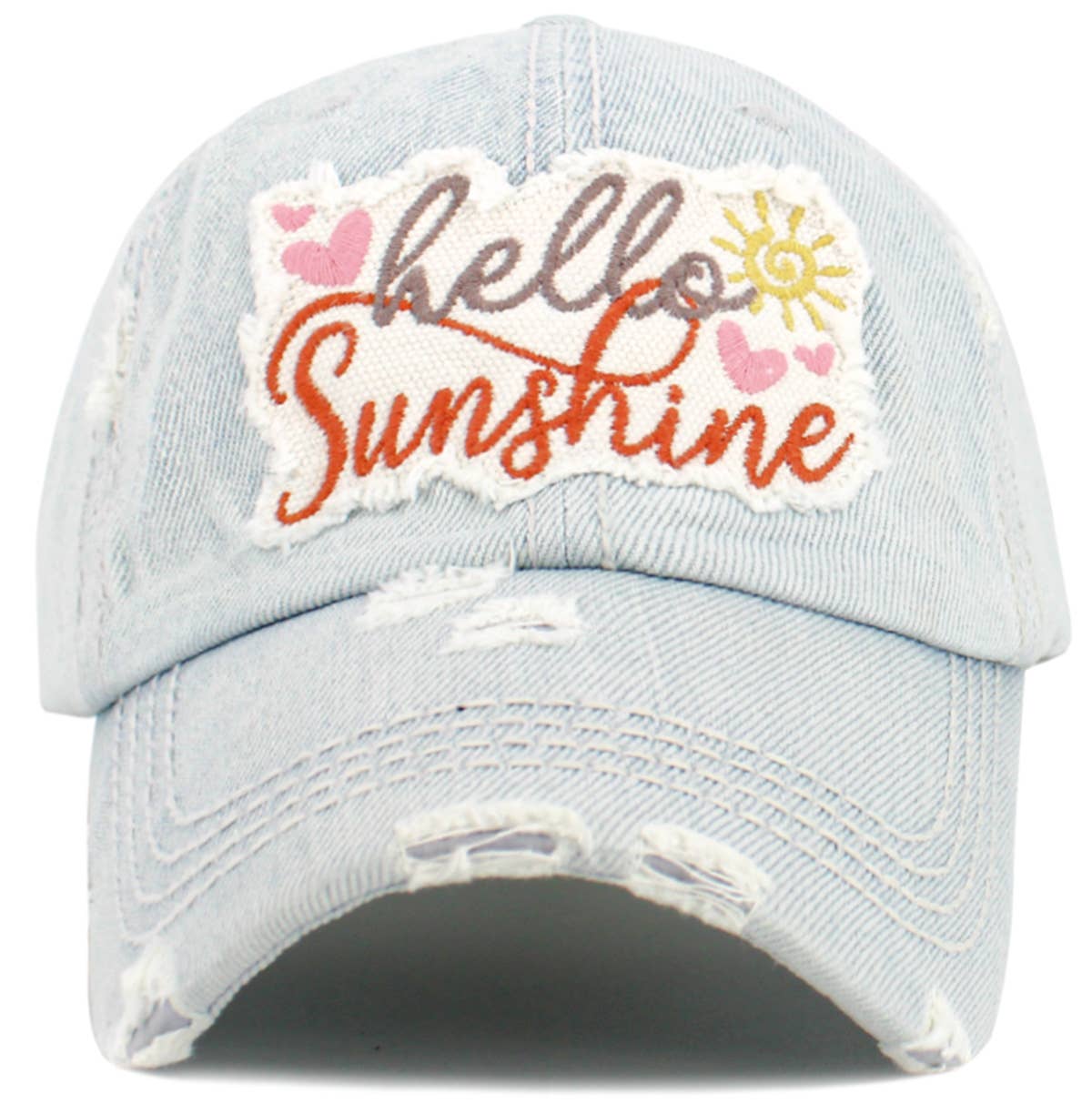KBETHOS - Vendita all'ingrosso Accessori per cappelli - Donna - Berretto vintage lavato Hello Sunshine9