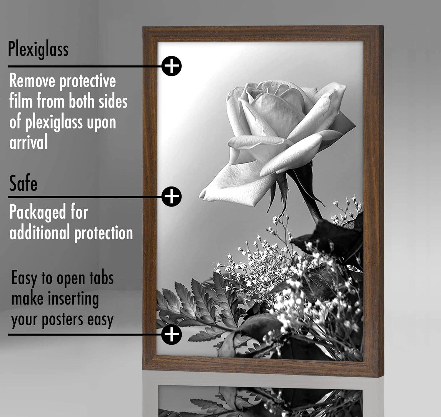 Americanflat - Wholesale Picture Frame - Americanflat Poster Frame with Wide Molding74