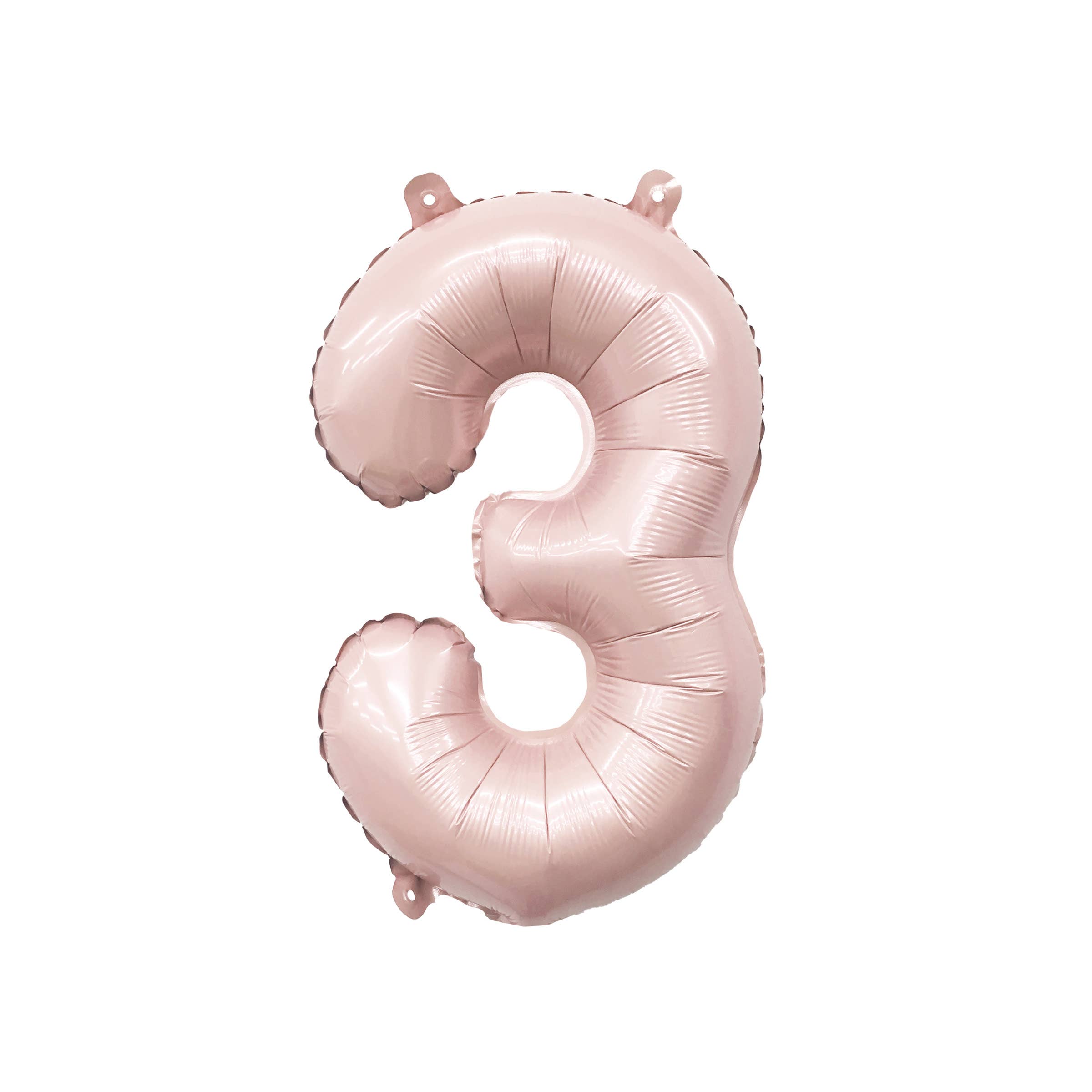 Ellie's Party Supply - Wholesale Balloon - Barely Blush Mylar Number Balloons (32 Inches)3