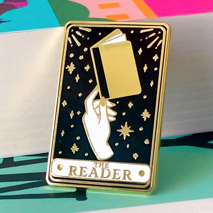 My Secret Copy - Wholesale Lapel pin/button - The Reader Enamel Pin0