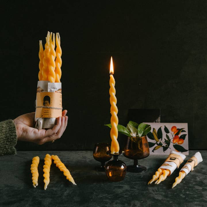 NEROLà long and braided 25g/35g (Orange Ritual Candle: Creativity) for wholesale by Antevasin´s Store