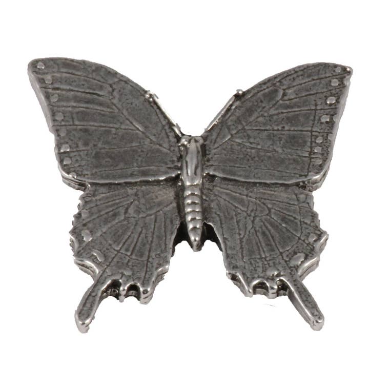 Tiger Schwalbenschwanz Schmetterling Insekt Zinn Anstecknadel Brosche für den Großhandel von Creative Pewter Designs