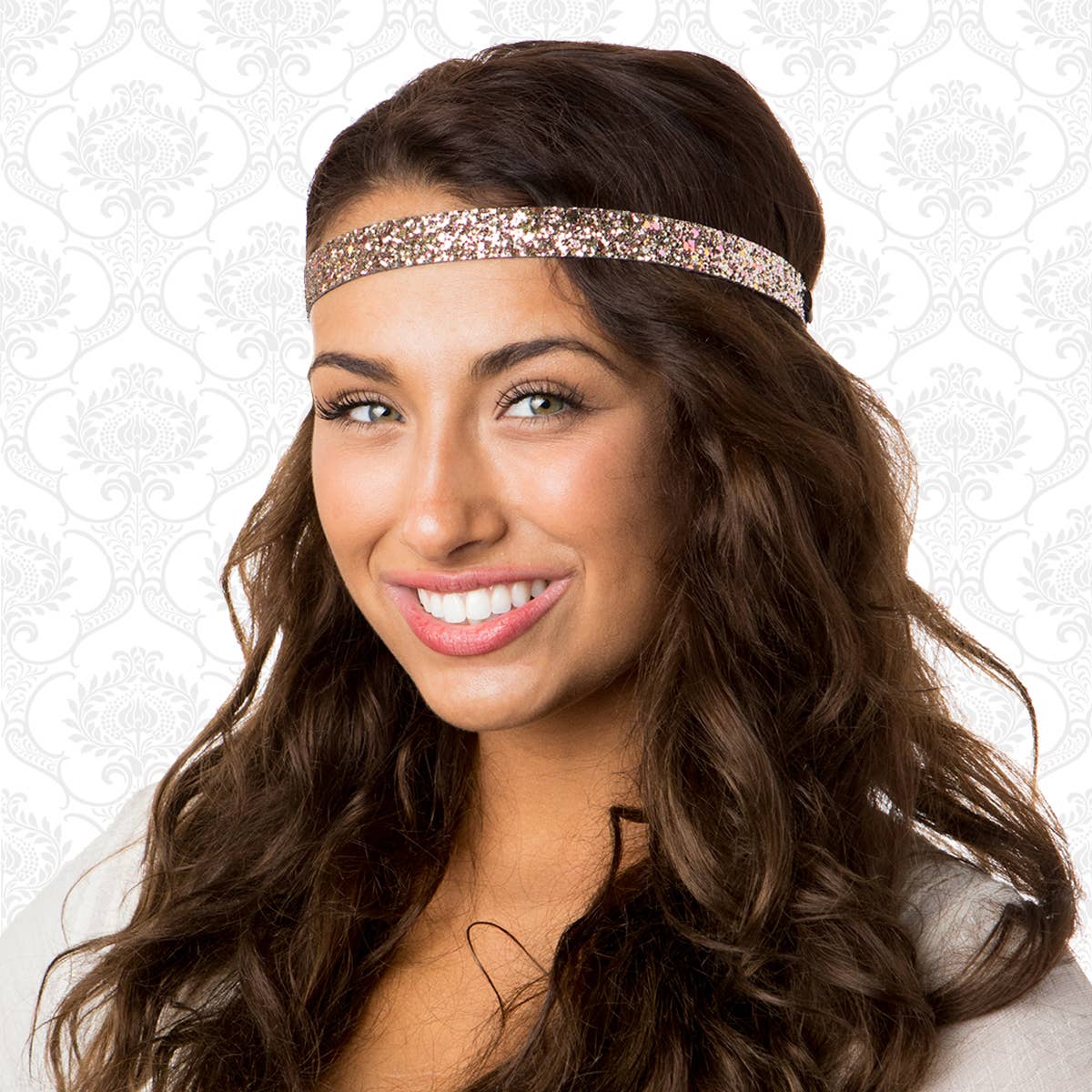 Hipsy - Wholesale Fashion Headband - Women's - Hipsy Adjustable No Slip Skinny Bling Glitter Headband10