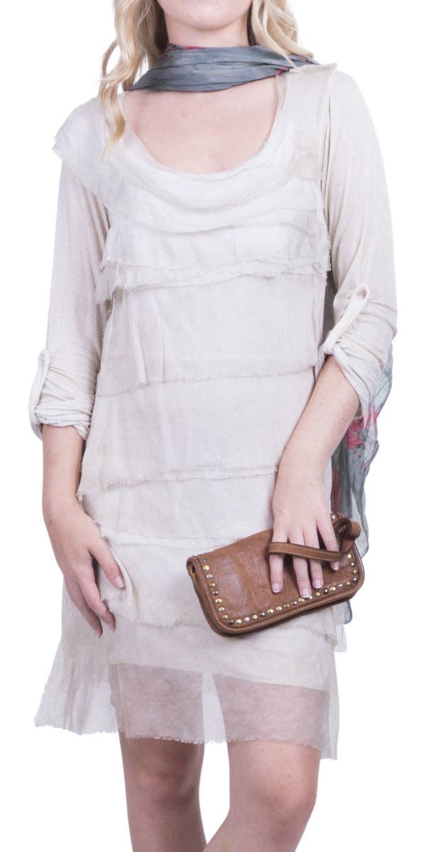 Gigi Moda - Wholesale Dress - Women's - Long Sleeve Ruffled Dress4