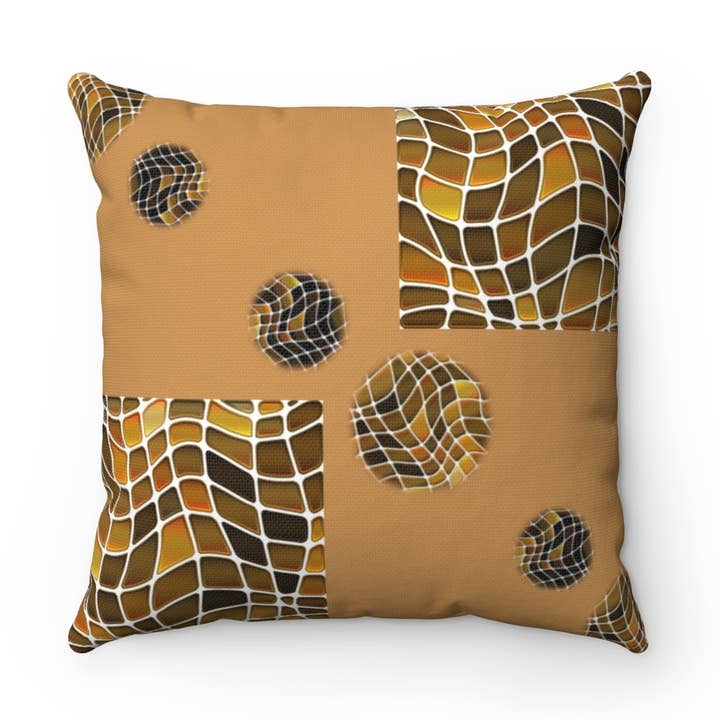 Neutral Geometric Decor Pillow for wholesale by E.O.U. Ready Wear