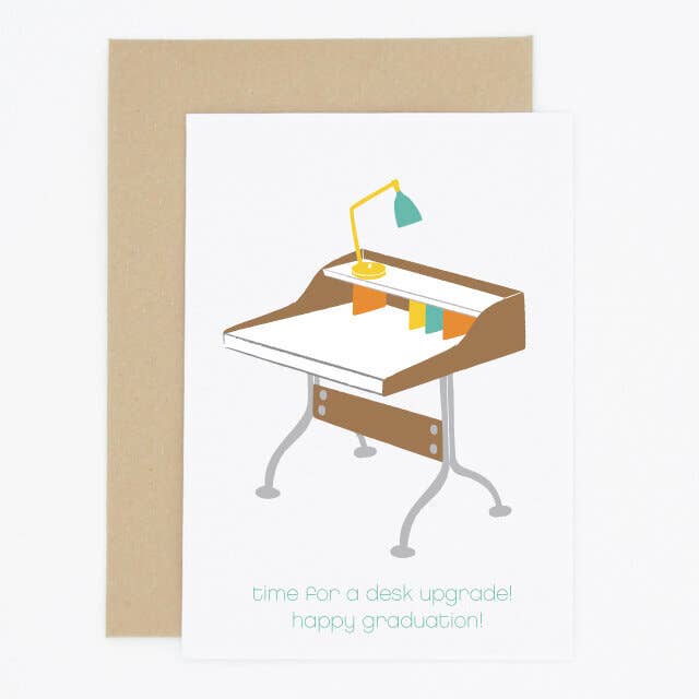 Moderna möbler Nelson skrivbord Graduation Card för wholesale av Madame Annie et Fils
