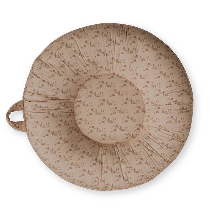 Lucy Darling - Wholesale Floor Pillow - GooseWaddle x Lucy Darling Floor Pillow - Happy Camper1