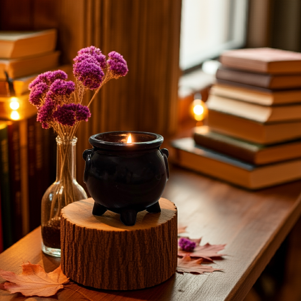 Midnight Embers Candle Co. - Wholesale Jar/Filled Candle - Witches Brew Cauldron Candle -Perfect Fall Halloween Candles4