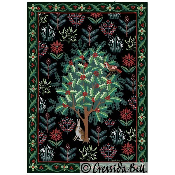 Cressida Bell – wholesale Everyday greeting card – Millefleurs Christmas Card Pack1