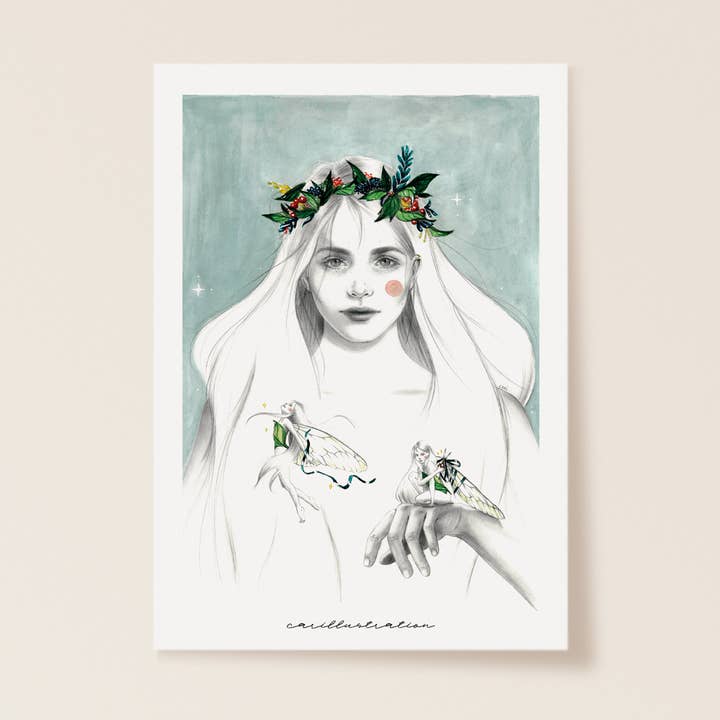 Print Espíritu for wholesale by Carillustration