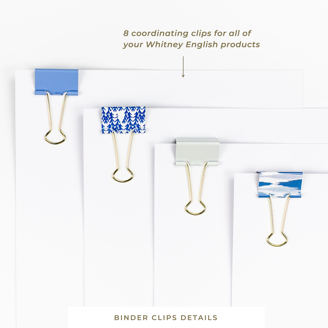 Whitney English – wholesale Binder clip – Binder Clips, Set of 81