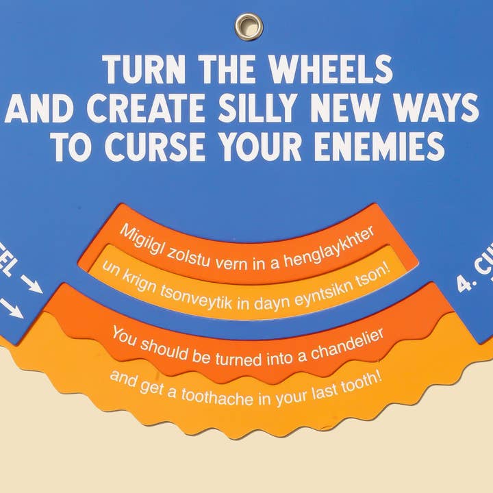 Dissent Pins - Wholesale Brain Game - Adult - Yiddish Curse Generator3