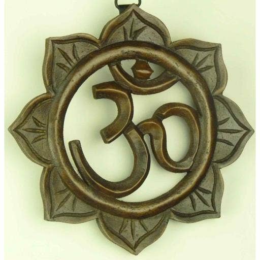 International Gifts Ltd. - Vente Plaque murale - Petite plaque Zenn Om en lotus-0330