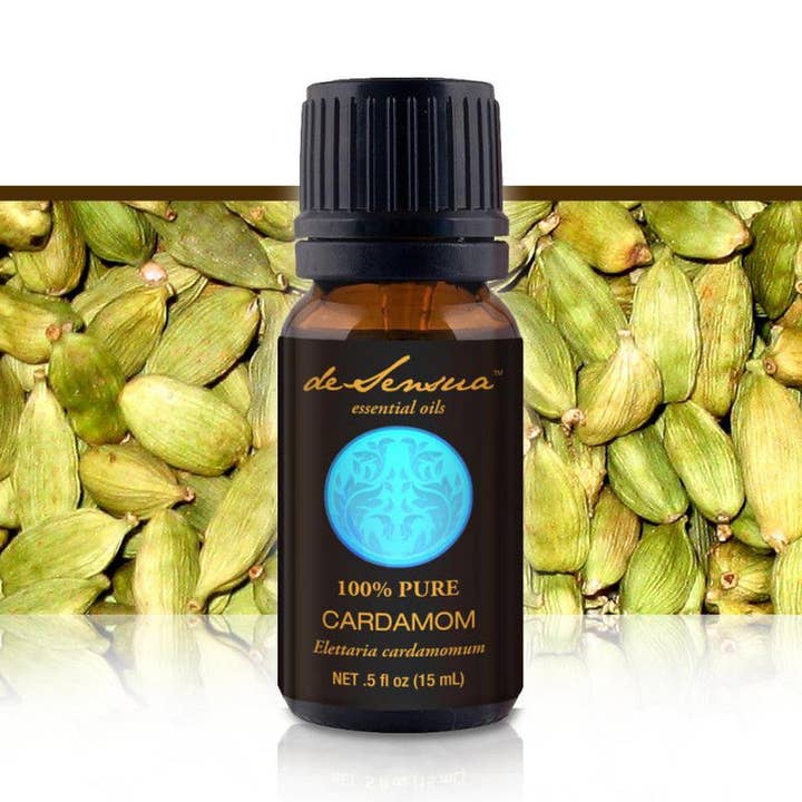 CARDAMOM ESSENTIAL OIL - of 100% Proven Purity - Most Popular as an Aphrodisiac! for wholesale by deSensua Oils