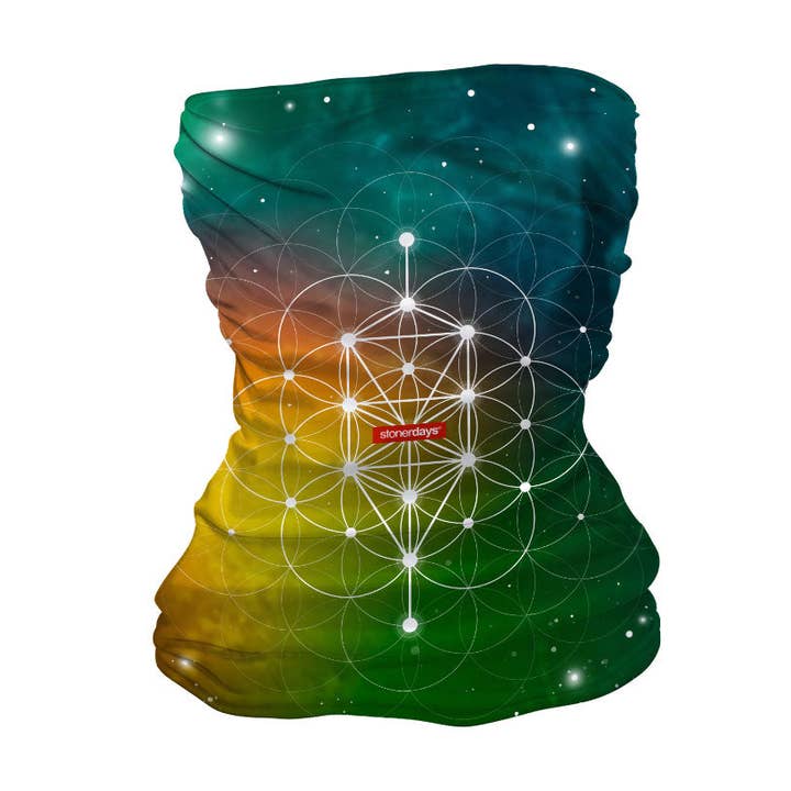Golden Ratio Face Gaiter for wholesale by StonerDays Apparel