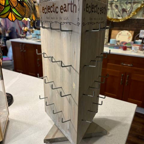 Metric Forrest Studio - Wholesale Jewelry Stand & Display - Eclectic Earth Wood Display1