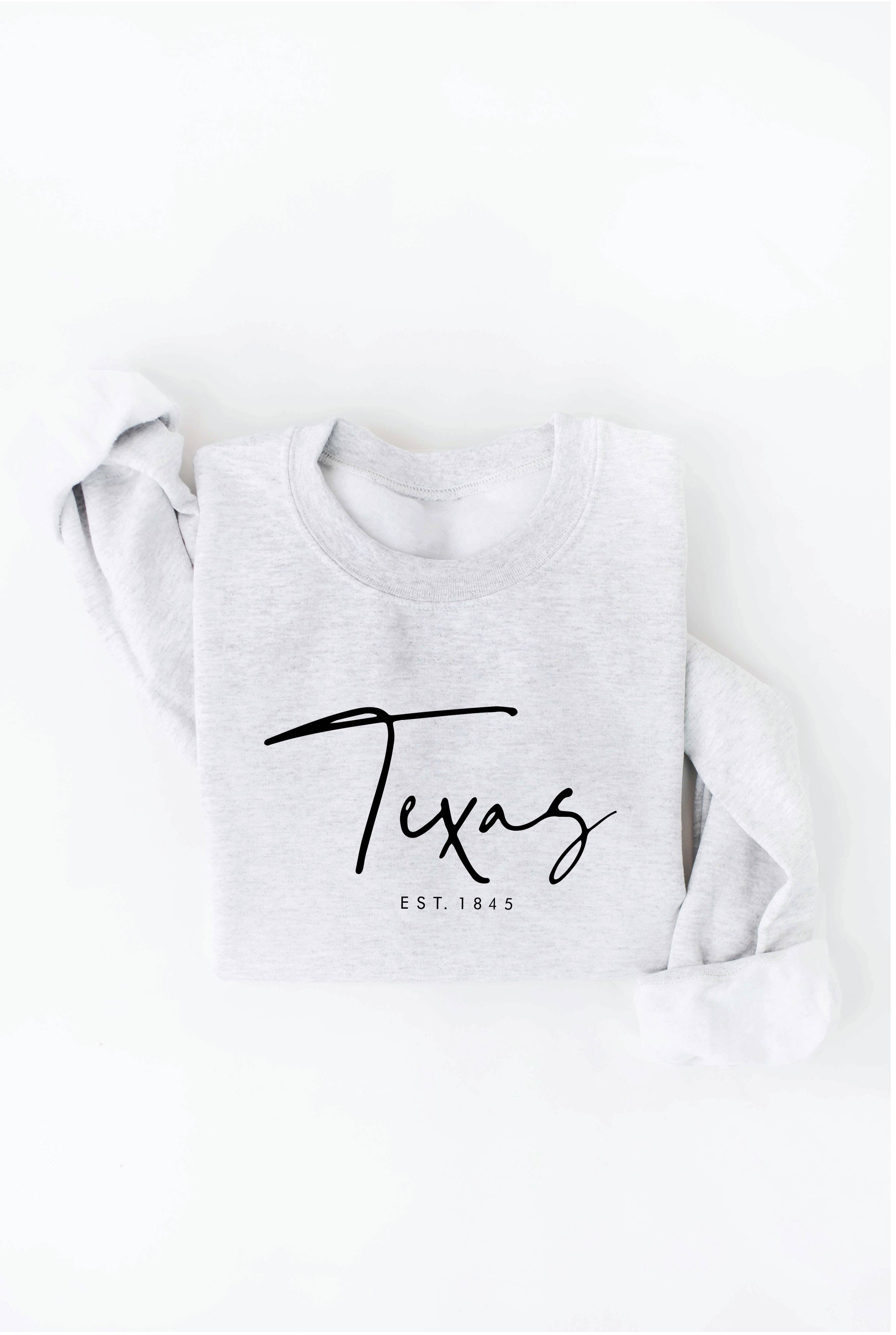 OAT COLLECTIVE - Wholesale Graphic Sweatshirt - Women's - TEXAS EST. 1845 Graphic Sweatshirt2
