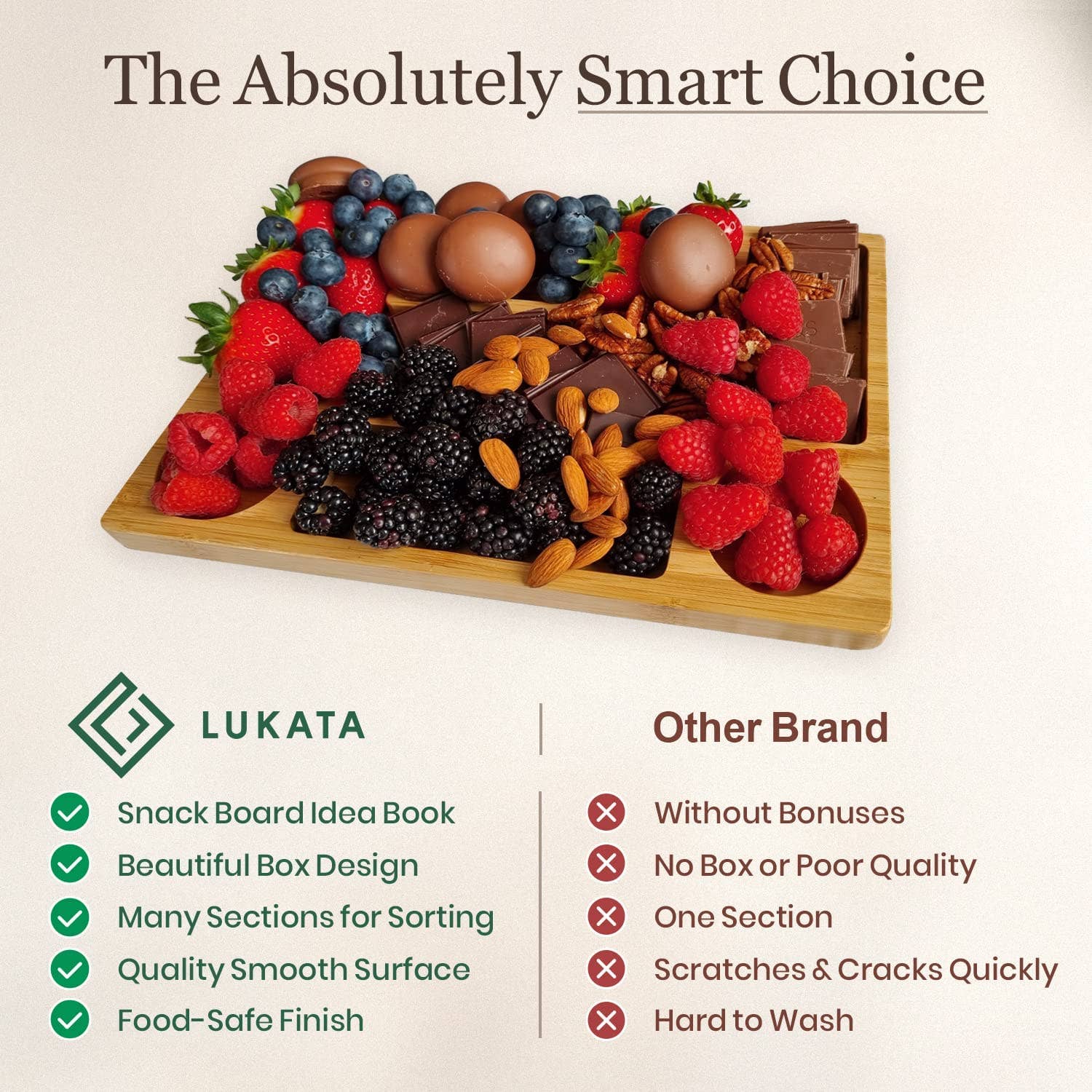Lukata LTD – wholesale Cheese board – Snacks Cheese Charcuterie Board for Snacks & Appetizers6