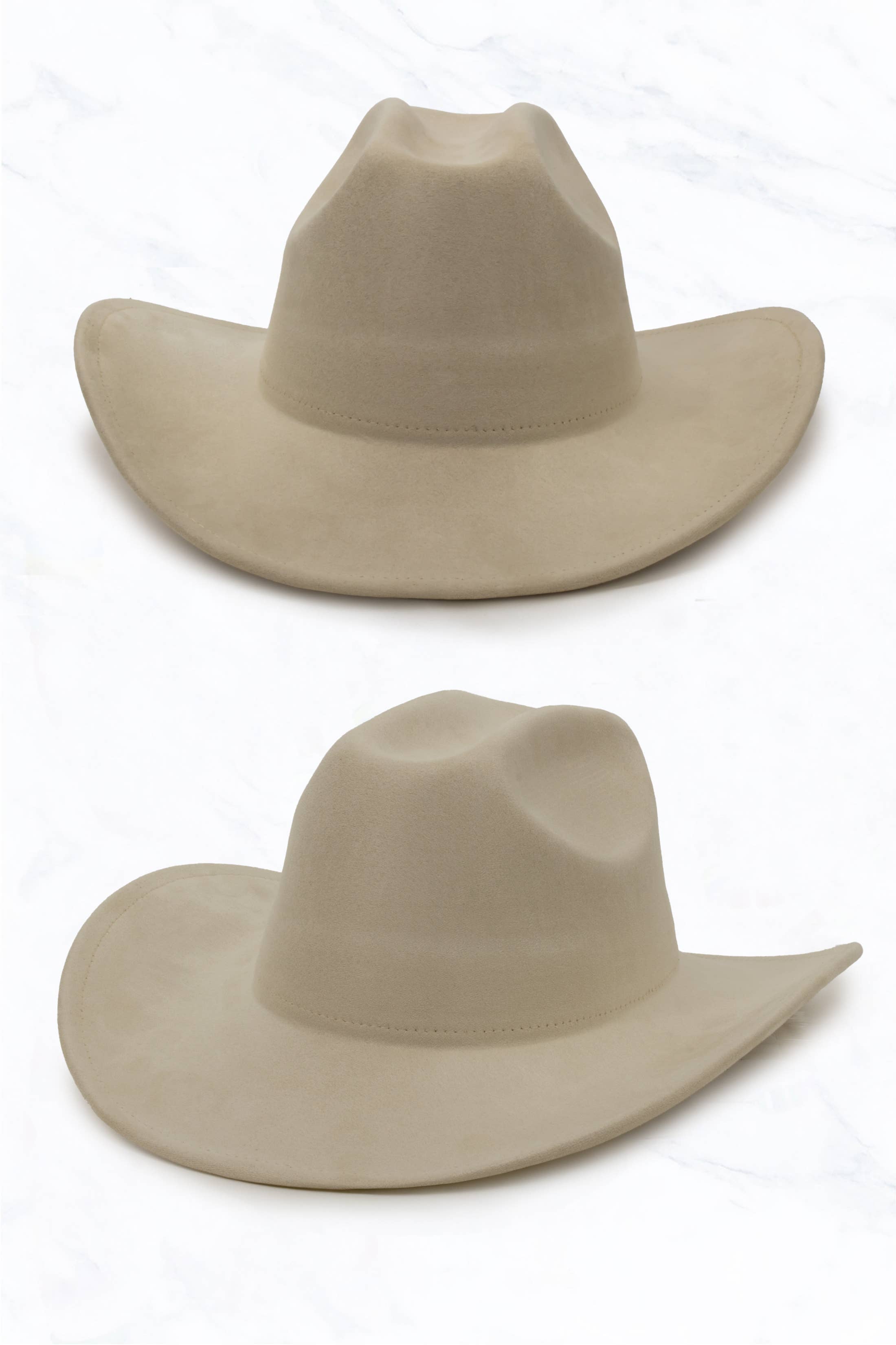 Suzie Q USA - Wholesale Cowboy Hat - Women's - Suede Western Cowboy Fedora Hat3