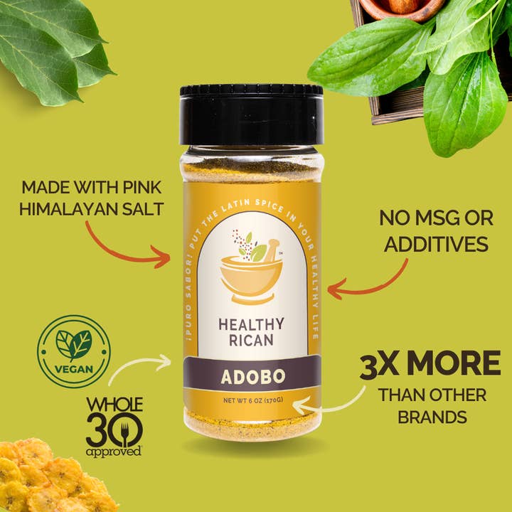 Healthy Rican - Wholesale Dried Spice Mix - Healthy Rican Adobo1