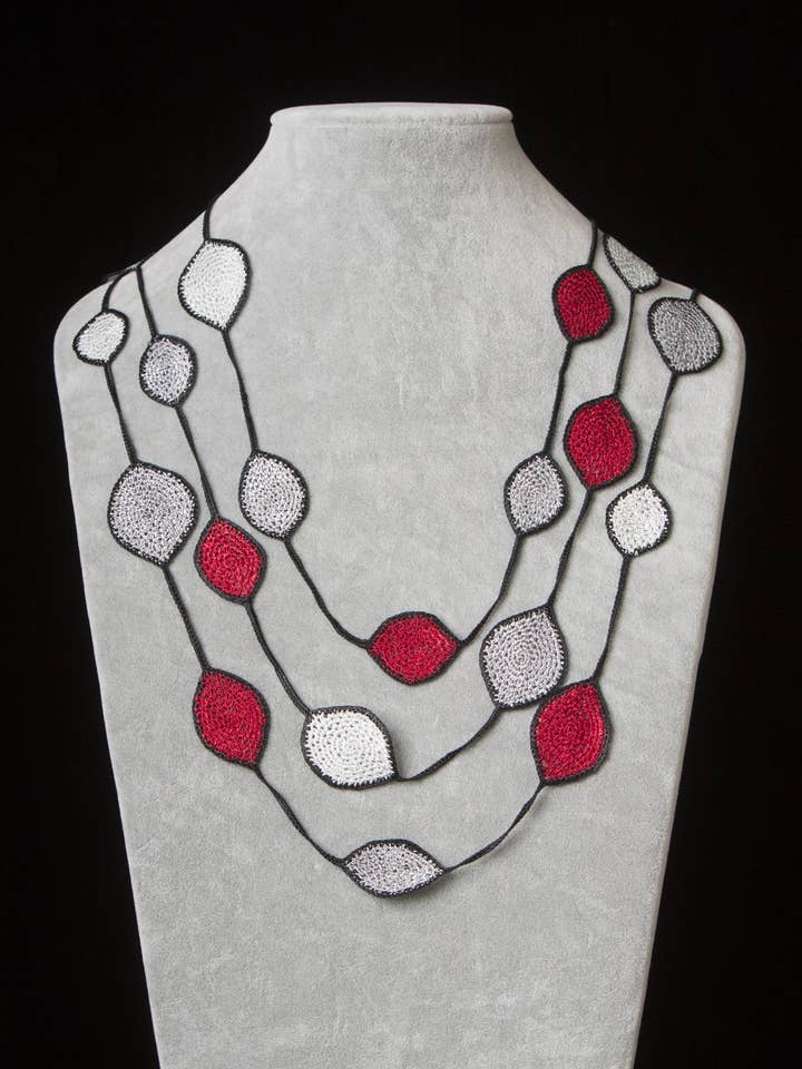 Oval Leaf Necklace for wholesale by Meredith Strauss